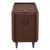 Cambro SC337131 41.50" W x 37.10" H x 23.80" D Dark Brown Polyethylene Ribbed Shelves Service Cart Pro