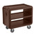 Cambro SC337131 41.50" W x 37.10" H x 23.80" D Dark Brown Polyethylene Ribbed Shelves Service Cart Pro