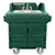 Cambro KSC402519 40.56" W x 45.50" H x 33" D Kentucky Green Polyethylene Mobile CamKiosk Hand Sink Cart - 110V