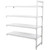 Cambro CPA213684S4PKG 36" W x 21" D x 84" H Speckled Gray 4 Shelves Solid Camshelving Premium Add-On Unit