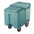 Cambro ICS125LB401 125 Lb. Slate Blue Plastic Mobile SlidingLid Ice Caddy