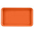 Cambro 915220 8.75" x 15" Citrus Orange High-Impact Fiberglass Rectangular Camtray - 12/Case