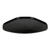 Cambro 1520TR110 14.56" x 19.5" Trapezoid Fiberglass Black Camtray - 12/Case