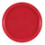 Cambro 1100510 11" Dia. Signal Red Round Fiberglass Serving Camtray - 12/Case