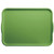 Cambro 1520H113 15" x 20" Lime-ade Reinforced Fiberglass Rectangular Camtray with Handles - 12/Case