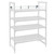 Cambro CPR24S151 24"L x 4.25"H Soft Gray Polypropylene Camshelving Premium Side Shelf Rail Kit