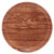 Cambro 1000309 10" Dia. Java Teak Fiberglass Round Serving Camtray - 12/Case