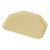 Cambro 1418TR537 14" x 18" Trapezoid Fiberglass Cameo Yellow Camtray - 12/Case