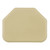 Cambro 1418TR537 14" x 18" Trapezoid Fiberglass Cameo Yellow Camtray - 12/Case