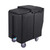 Cambro ICS175T110 175 Lb. Black Plastic Mobile SlidingLid Tall Ice Caddy