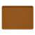Cambro 16225508 16.5" x 22.5" Rectangular Fiberglass Suede Brown Camtray - 12/Case
