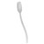 Cambro SPO10CW148 0.75 Oz. White Polycarbonate Hanging Hole Solid Buffet Spoon