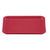 Cambro 57221 6.94" x 4.94" Ever Red High-Impact Fiberglass Rectangular Camtray - 12/Case