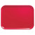 Cambro 1418521 14" x 18" Cambro Red Rectangular High-Impact Fiberglass Camtray - 12/Case