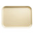 Cambro 810537 9.88" x 8" Cameo Yellow High-Impact Fiberglass Rectangular Camtray - 12/Case