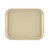 Cambro 810537 9.88" x 8" Cameo Yellow High-Impact Fiberglass Rectangular Camtray - 12/Case