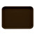 Cambro 1622116 16" x 22" Rectangular Fiberglass Brazil Brown Camtray - 12/Case