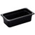 Cambro 34HP110 4" Deep Black Plastic 1/3 Size H-Pan High Heat Hot Food Pan