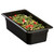 Cambro 34HP110 4" Deep Black Plastic 1/3 Size H-Pan High Heat Hot Food Pan