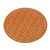 Cambro 1600302 16" Dia. Light Basketweave Fiberglass Round Serving Camtray - 12/Case