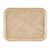 Cambro 1418214 14" x 18" Abstract Tan Rectangular High-Impact Fiberglass Camtray - 12/Case