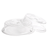 Cambro 1000CWNH152 10.19" Clear Lightweight Polycarbonate Stackable Round Camwear Camcover - 12/Case