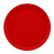Cambro 1550510 16" Dia. Round Fiberglass Signal Red Serving Camtray - 12/Case