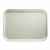 Cambro 57101 6.94" x 4.94" Antique Parchment High-Impact Fiberglass Rectangular Camtray - 12/Case