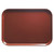 Cambro 1520501 15" x 20.25" Rectangular Fiberglass Real Rust Camtray - 12/Case