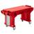 Cambro VBRT5158 69"L x 27"W x 36.25"H Hot Red Polyethylene 5 Ft. Unit Cold Food Versa Food Bar Work Table