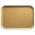 Cambro 1520514 15" x 20.25" Rectangular Fiberglass Earthen Gold Camtray - 12/Case
