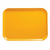 Cambro 1318504 12.63" x 17.75" x 0.69" Mustard Rectangular High-Impact Fiberglass Camtray - 12/Case