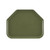 Cambro 1418TR428 14" x 18" Trapezoid Fiberglass Olive Green Camtray - 12/Case