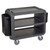 Cambro QCTB110 16" W x 12.30" H x 7" D Black Small Quick Connect Silverware Bin