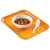 Cambro 1216171 12" x 16.31" Tuscan Gold Rectangular High-Impact Fiberglass Camtray - 12/Case