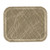Cambro 810215 9.88" x 8" Abstract Gray High-Impact Fiberglass Rectangular Camtray - 12/Case