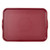 Cambro 1418CWNSH488 14" x 18" Dark Cranberry Polycarbonate Rectangular Camwear Tray with Handles - 12/Case