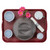 Cambro 1418CWNSH488 14" x 18" Dark Cranberry Polycarbonate Rectangular Camwear Tray with Handles - 12/Case