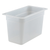 Cambro 38PP190 6.94" W x 7.88" H x 8" D Translucent Polypropylene 1/3 Size Food Pan - 6/Case