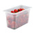 Cambro 38PP190 6.94" W x 7.88" H x 8" D Translucent Polypropylene 1/3 Size Food Pan - 6/Case