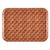 Cambro 1418302 14" x 18" Light Basketweave Rectangular High-Impact Fiberglass Camtray - 12/Case