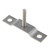 Cambro CSFF 6.05" x 1.05" x 3.05" Silver Stainless Steel Seismic Foot Camshelving Accessory - 2 Cases
