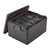 Cambro EPPMTSW110 20.5" W x 12.63" H x 16.23" D Black Polypropylene Top Load Eco-Friendly Dishwasher Safe Cam GoBox Insulated Food Pan Carrier