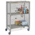 Cambro CPMU244867SUPKG 26-3/4" W x 50-1/4" L x 67-3/4" H Stainless Steel Wire MoBile Camshelving Premium Mobile Security Unit