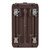 Cambro SC225131 31.25 W x 34" H x 18" D Dark Brown Polyethylene 3 Solid Shelves Service Cart Pro