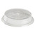 Cambro MDCPC9CW135 9.13" Clear Lightweight Polycarbonate Stackable Round Camwear Camcover - 12/Case