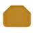 Cambro 1418TR171 14" x 18" Trapezoid Fiberglass Tuscan Gold Camtray - 12/Case