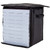 Cambro GBPP1018110 (10) 18" Pizza Capacity Black Nylon Fabric GoBag Premium Pizza Delivery Bag