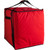 Cambro GBPP1018521 (10) 18" Pizza Capacity Cambro Red Nylon Fabric GoBag Premium Pizza Delivery Bag