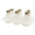 TableCraft Products 484 Beige ABS Tops Salad Dressing Dispenser Set